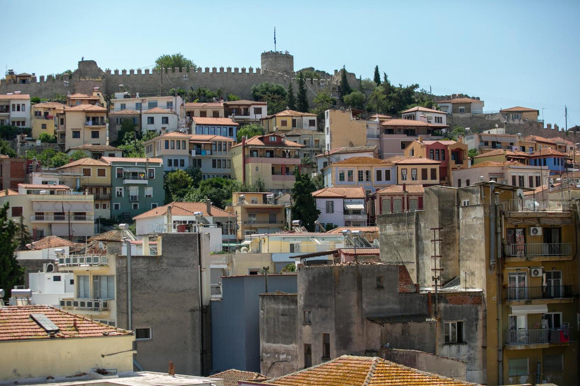 Castle View Luxury Apartment With Free Private Parking Kavala Exterior foto